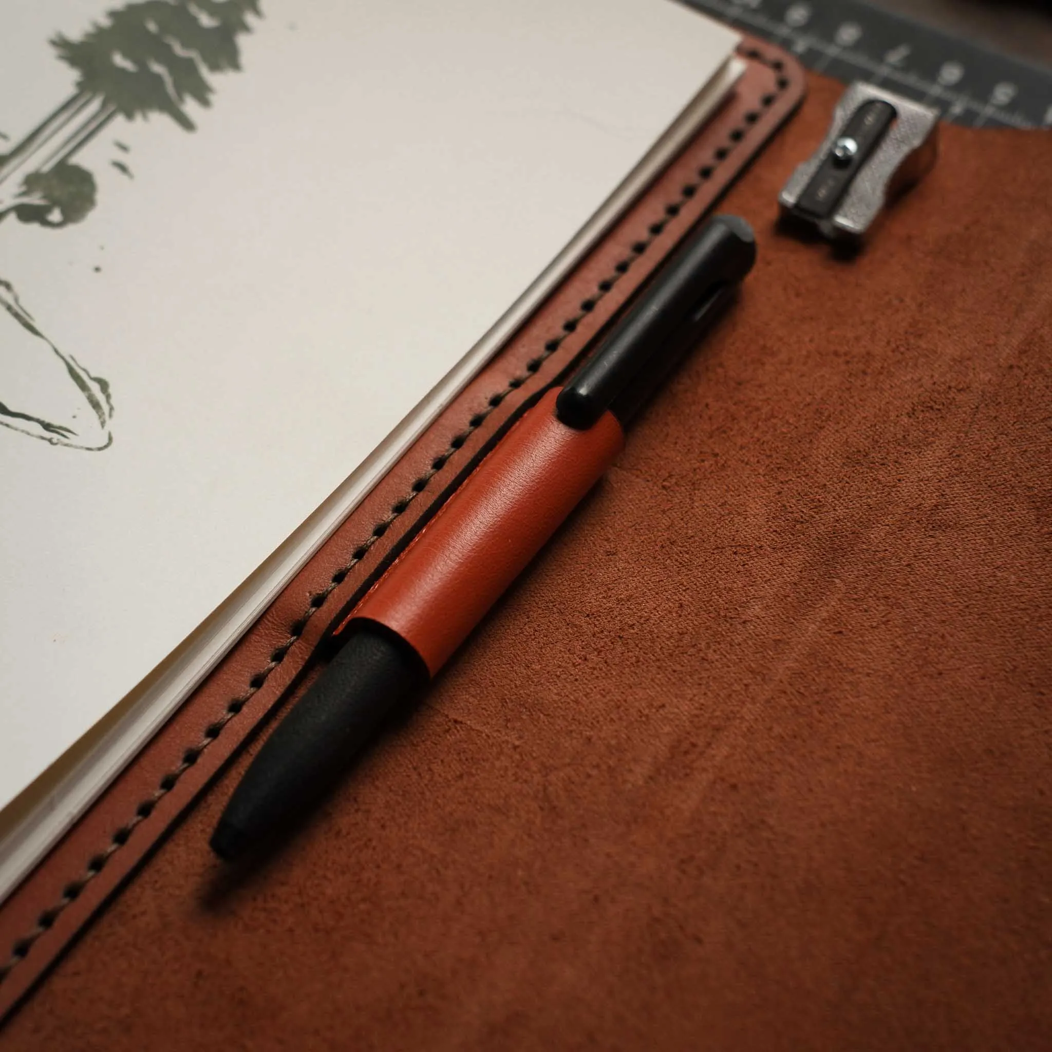 A5 Leather Notebook Cover - Creative Range
