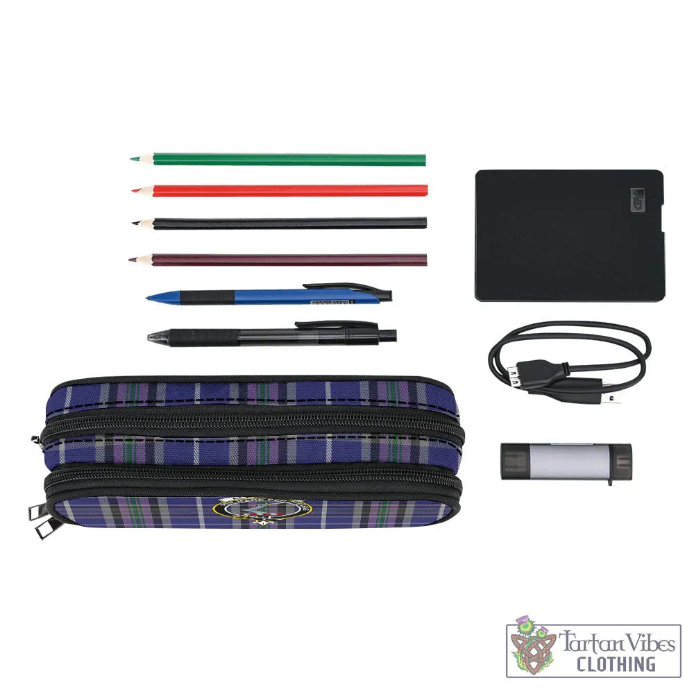 Alexander of Menstry Tartan Pen and Pencil Case with Family Crest