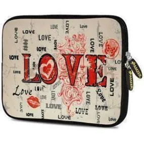 Amzer 10.5 Inch Neoprene Notebook Tablet/iPad Sleeve - Enchanted Love