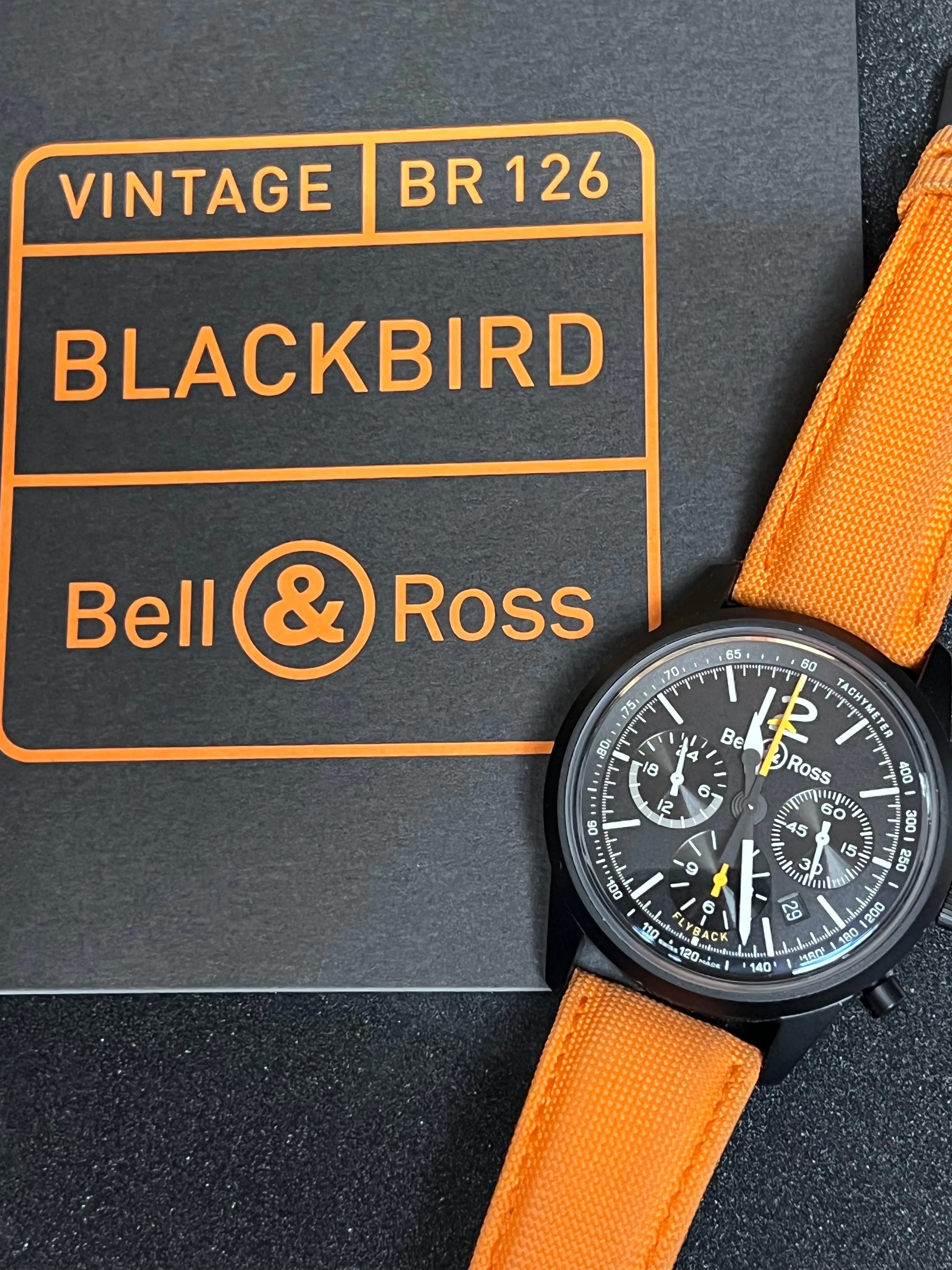 Bell & Ross Vintage BD126 Blackbird Flyback Limited Edition BR126-75