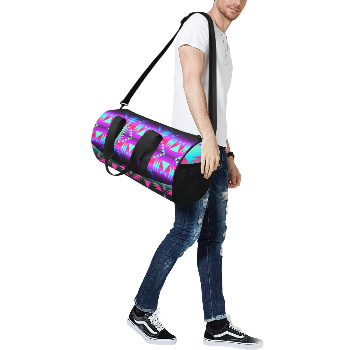 Between the Rocky Mountains Duffle Bag