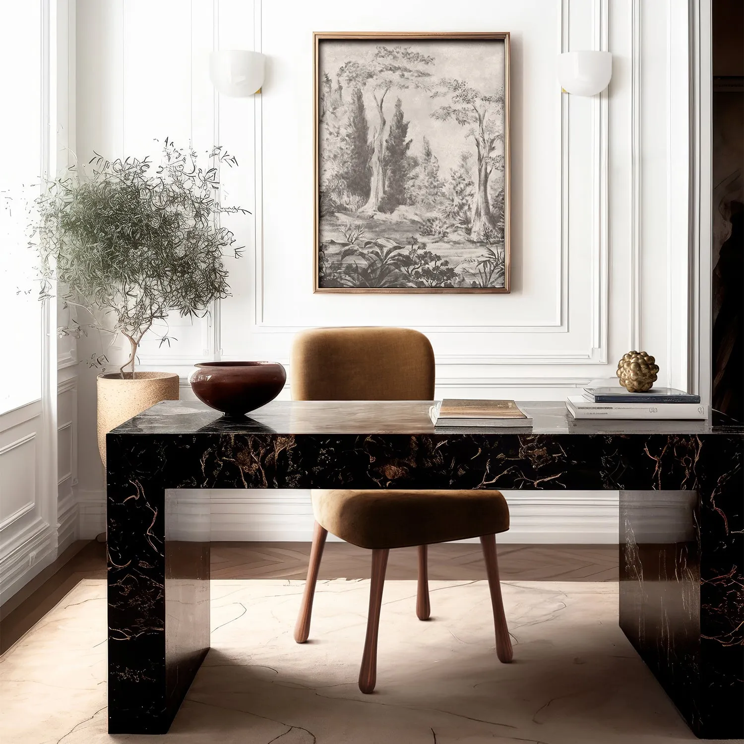 Bois de Boulogne (Left) Limited Edition Archival Print