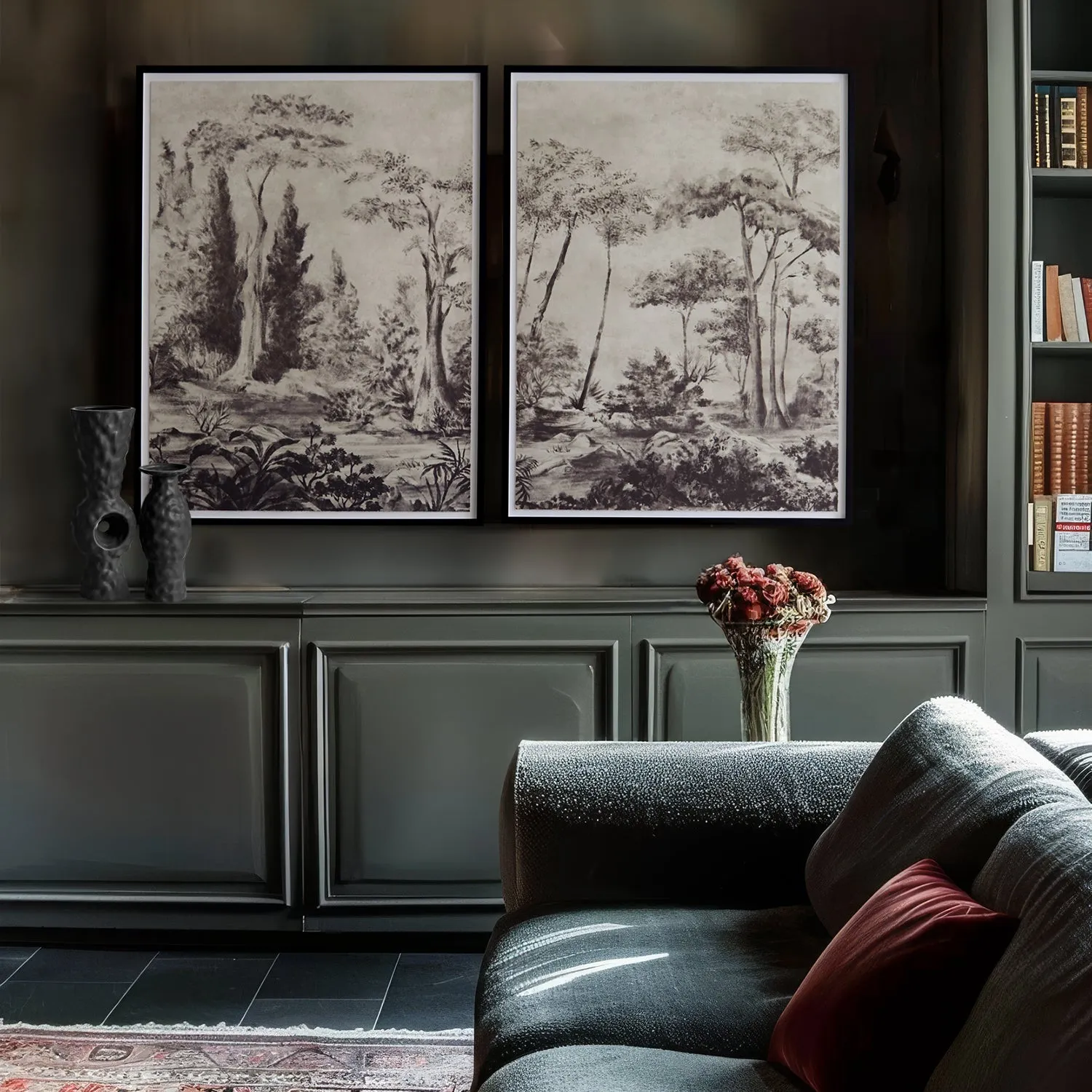 Bois de Boulogne (Left) Limited Edition Archival Print