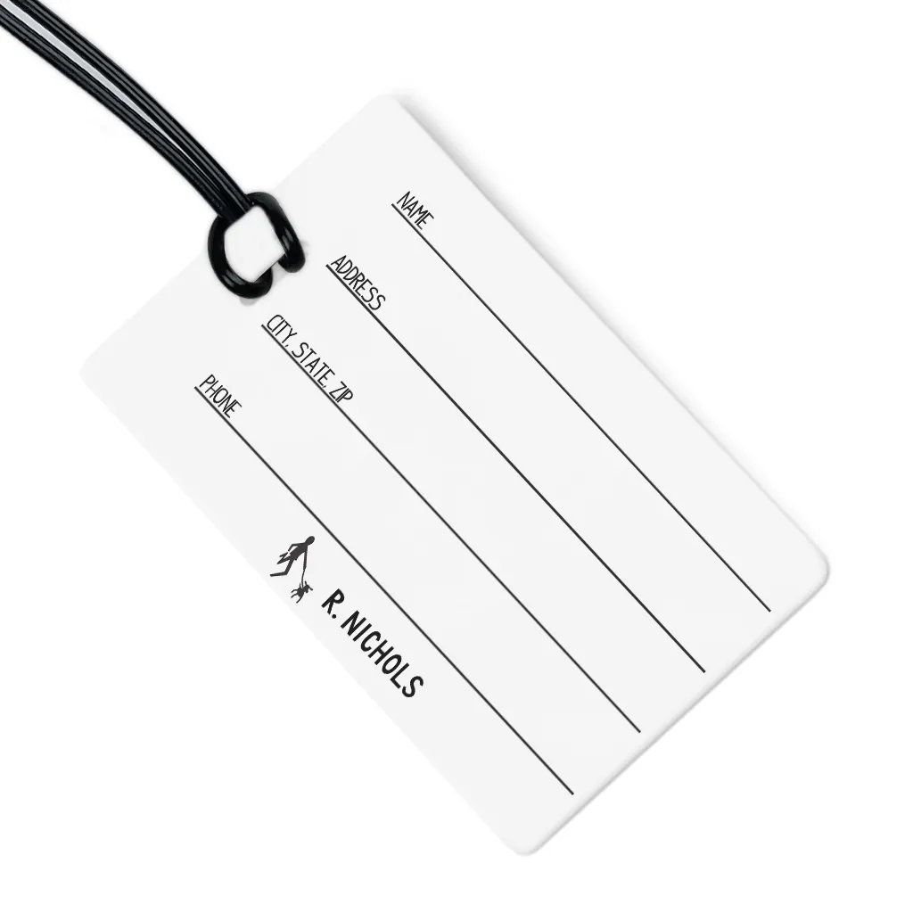 British Phone Booth Luggage Tag