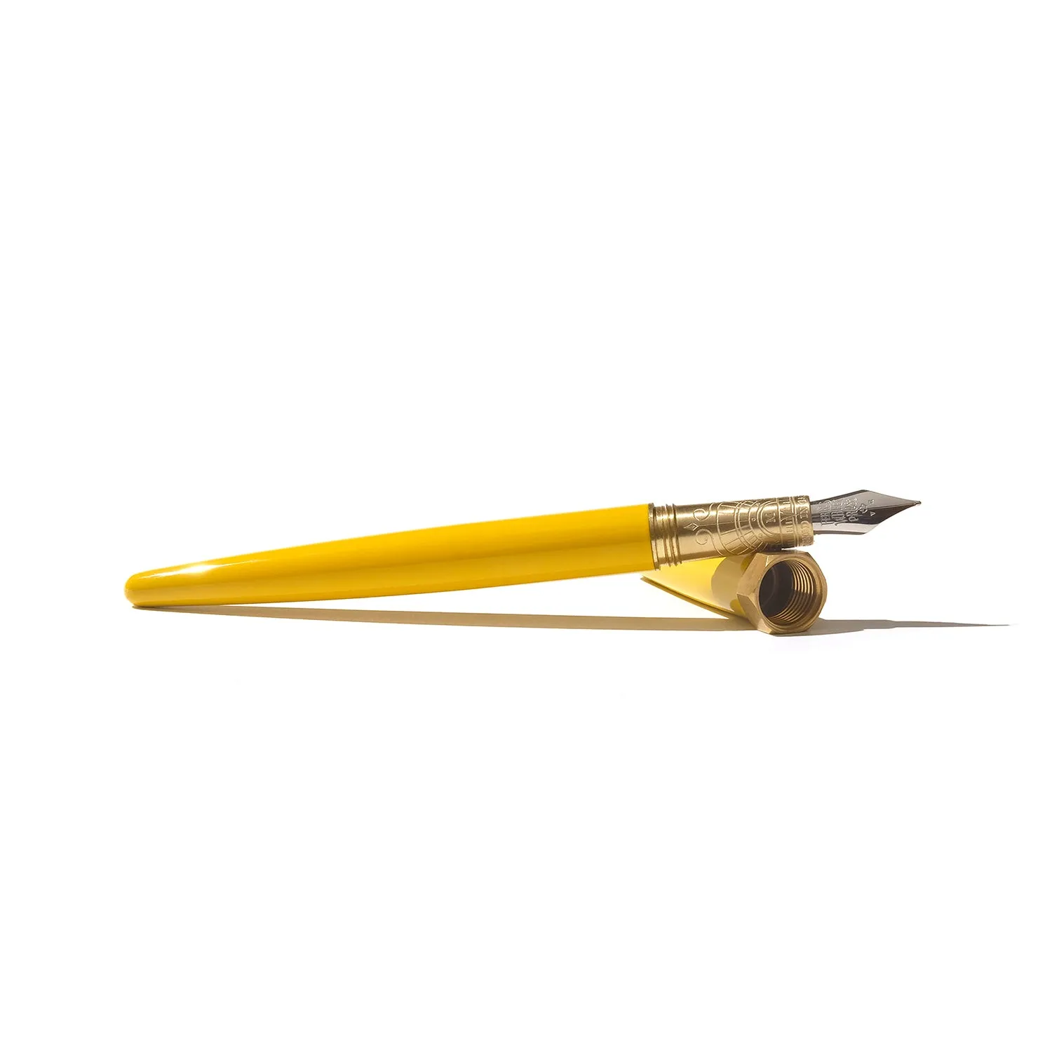Brush Fountain Pen - Sunset Yellow (Medium)
