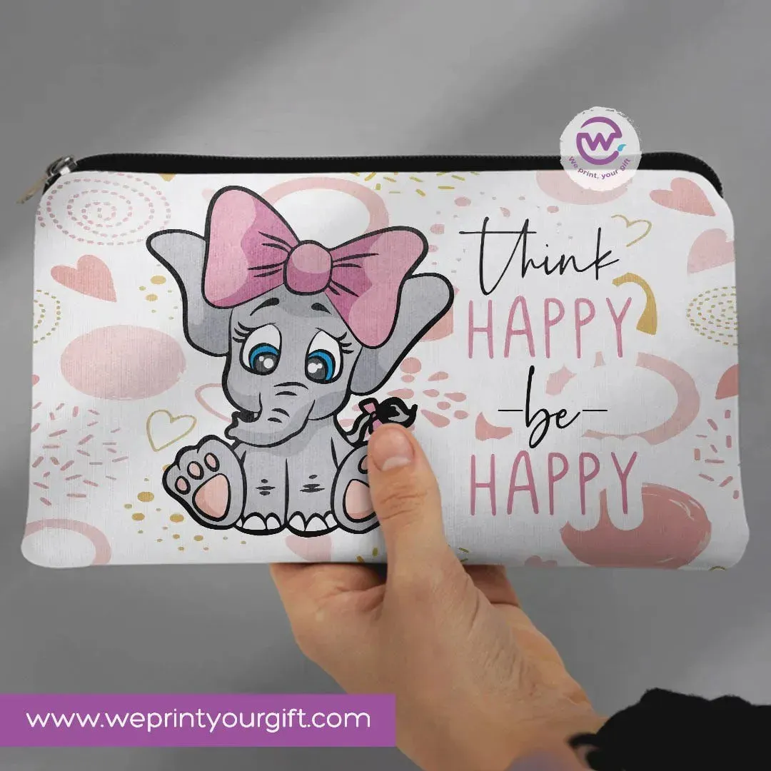 Canvas - Pencil Case -Elephant