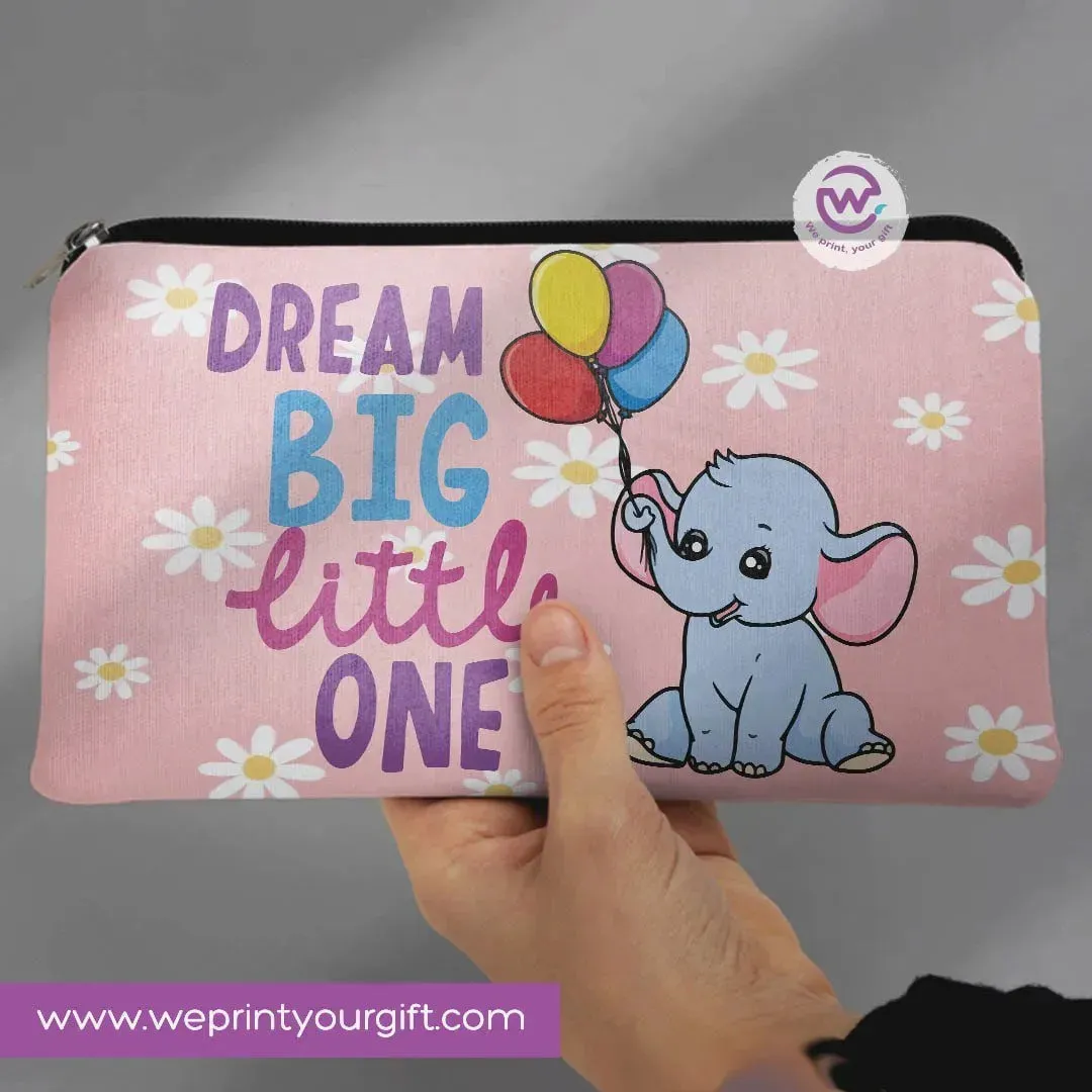 Canvas - Pencil Case -Elephant