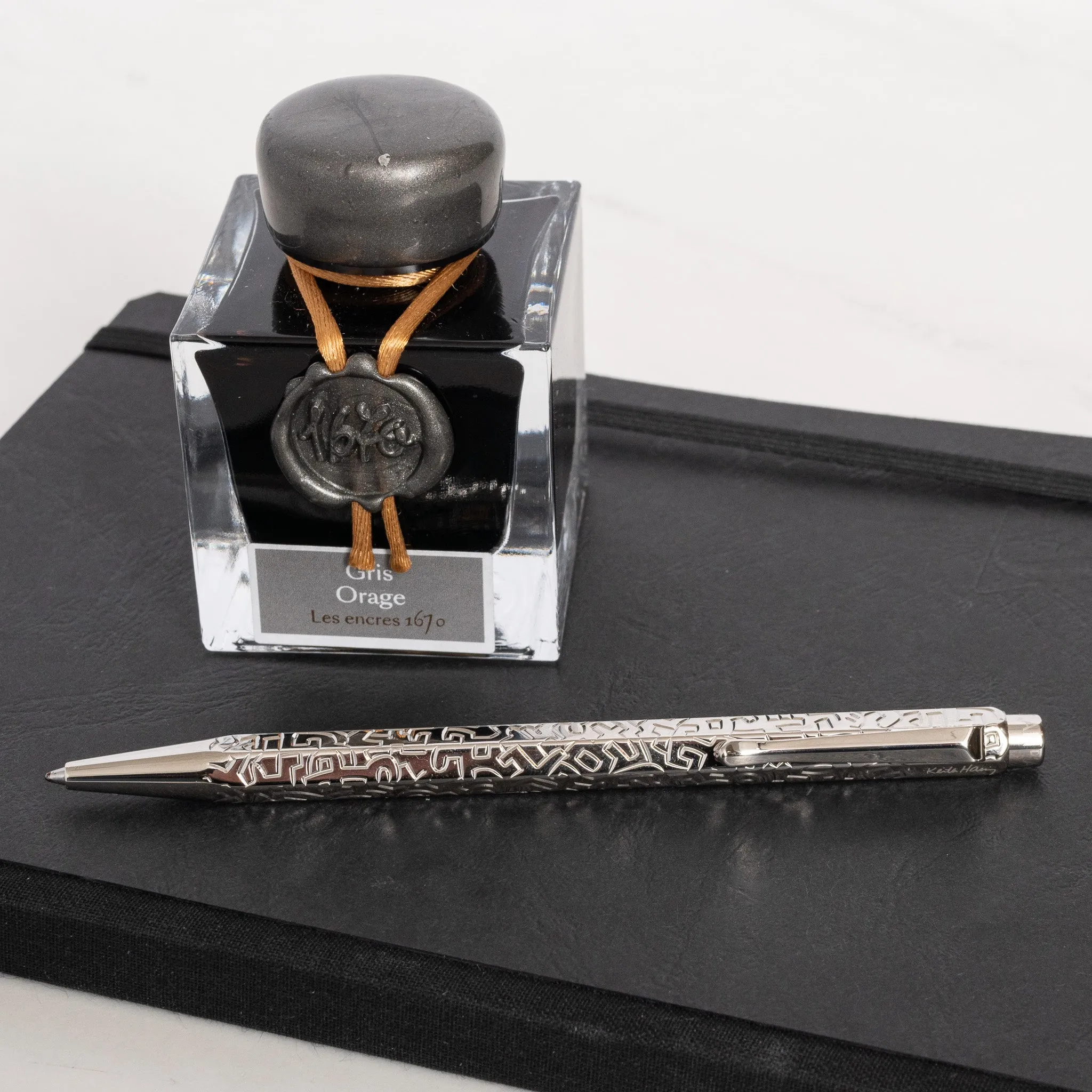Caran d'Ache Ecridor Special Edition Keith Haring Ballpoint Pen Set
