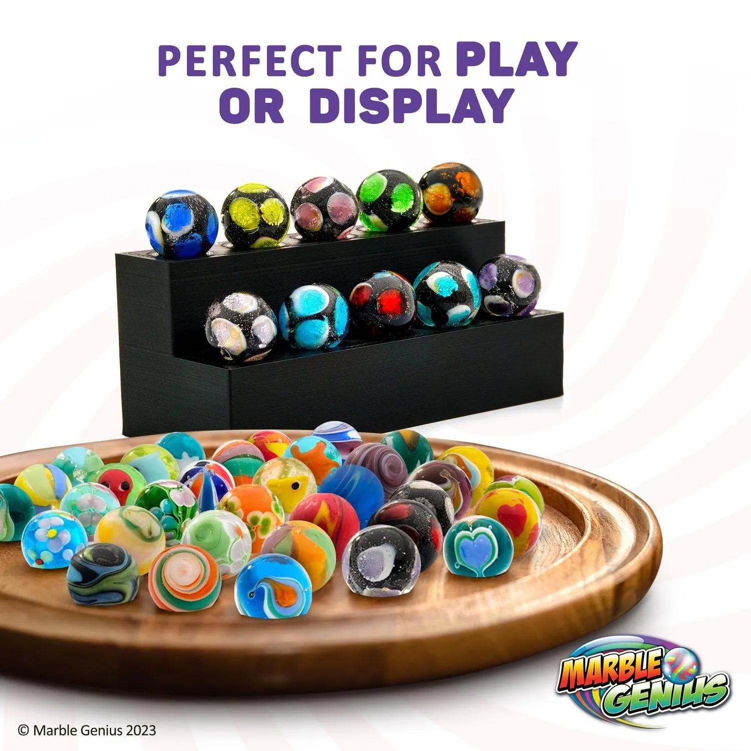Collectors Handmade Marbles (Set of 10) - Spots