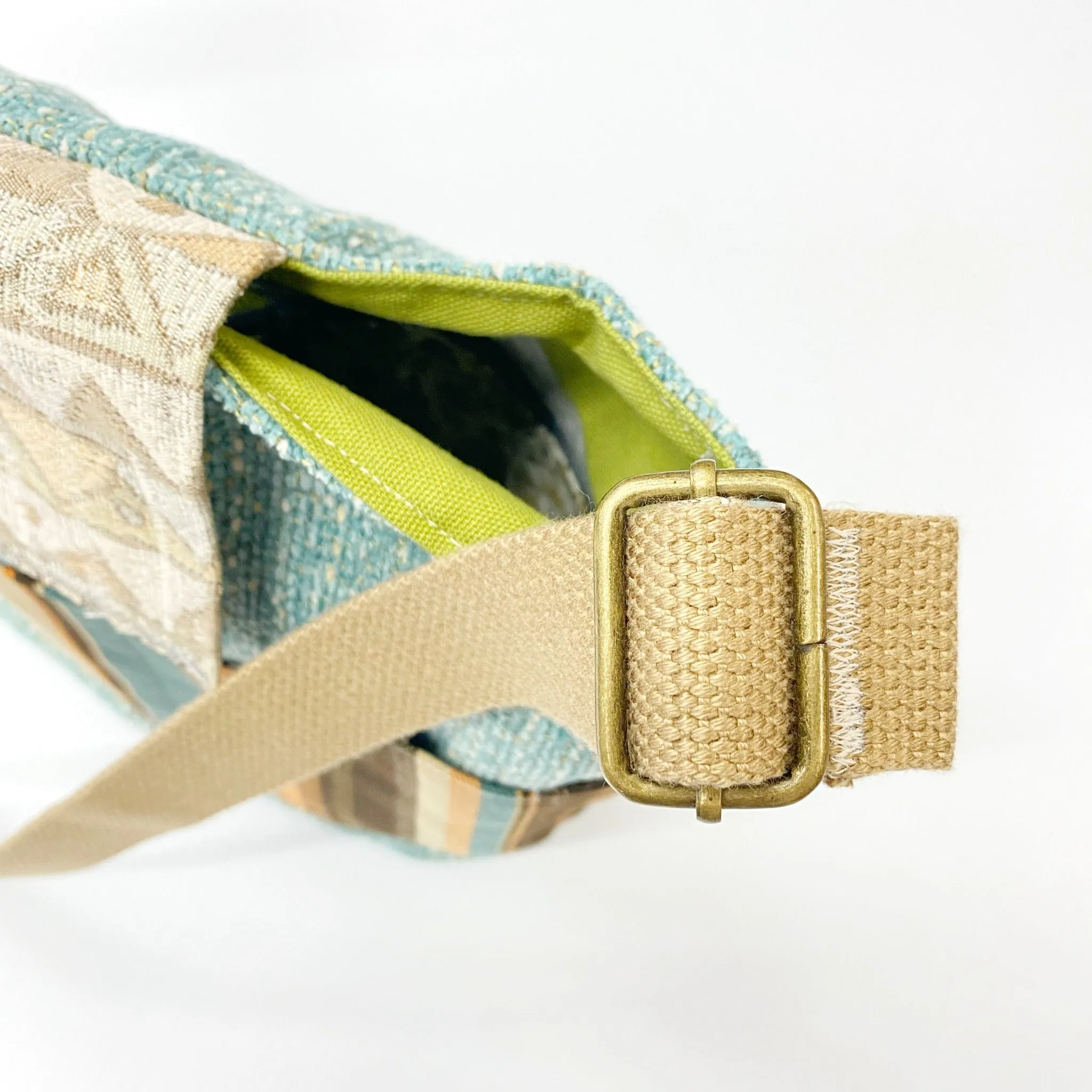 Crossbody Purse, One of a Kind Bag, Upholstery Upcycled Bag, Tote Bag, Medium Size Purse