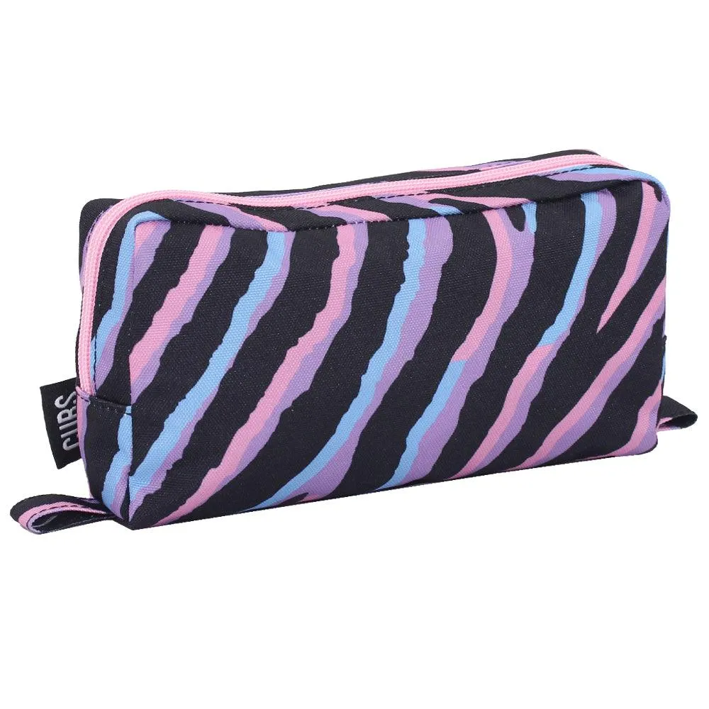 CUBS BLACK LEOPARD GADGETS HARD TOP PENCIL CASE