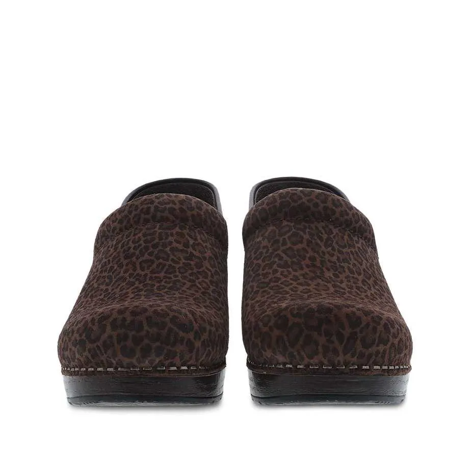 Dansko Professional Clog - Mini Leopard Suede