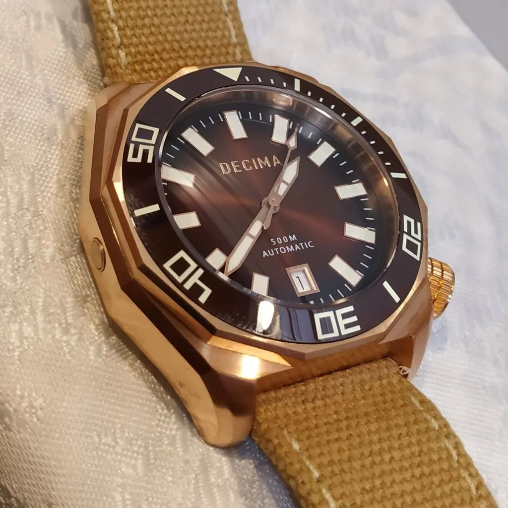 Decima&nbsp;Scylla&nbsp;LE&nbsp;(Brown) - 500m Swiss&nbsp;Mvmt CuSn8&nbsp;Bronze - Exclusive&nbsp;Option