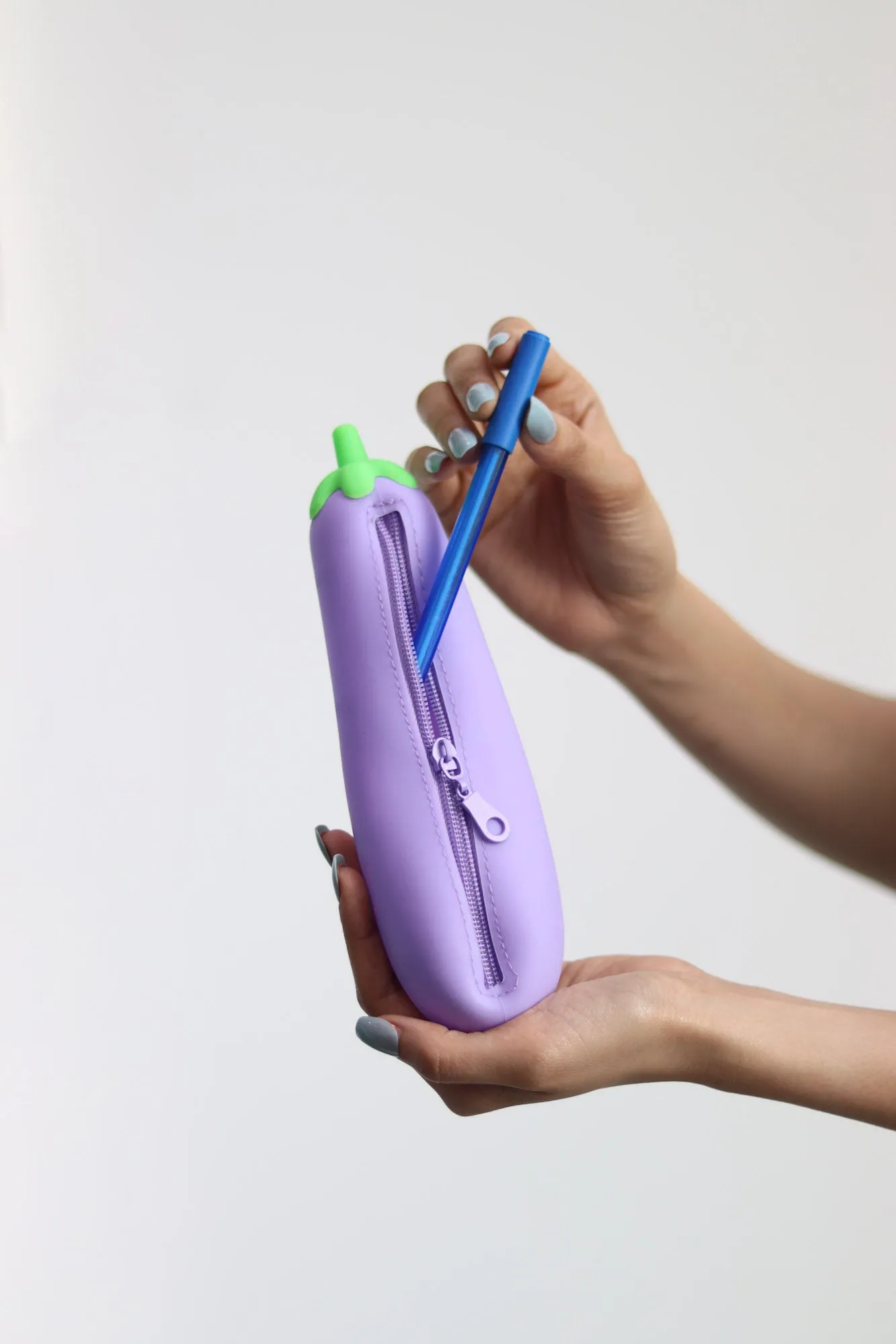 Eggplant Pencil Case