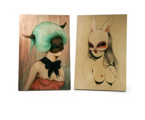 Exclusive Martian Toys PrintsOnWood.com prints by Miss Van!