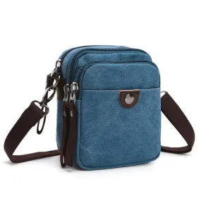 Fashionable Mobile Utility Phone Bag - Light Blue