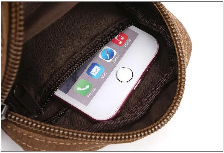 Fashionable Mobile Utility Phone Bag - Light Blue
