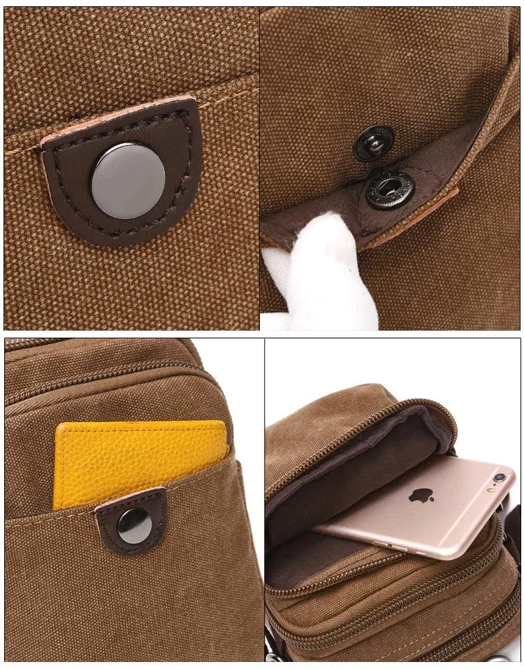 Fashionable Mobile Utility Phone Bag - Light Blue