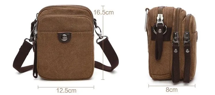 Fashionable Mobile Utility Phone Bag - Light Blue