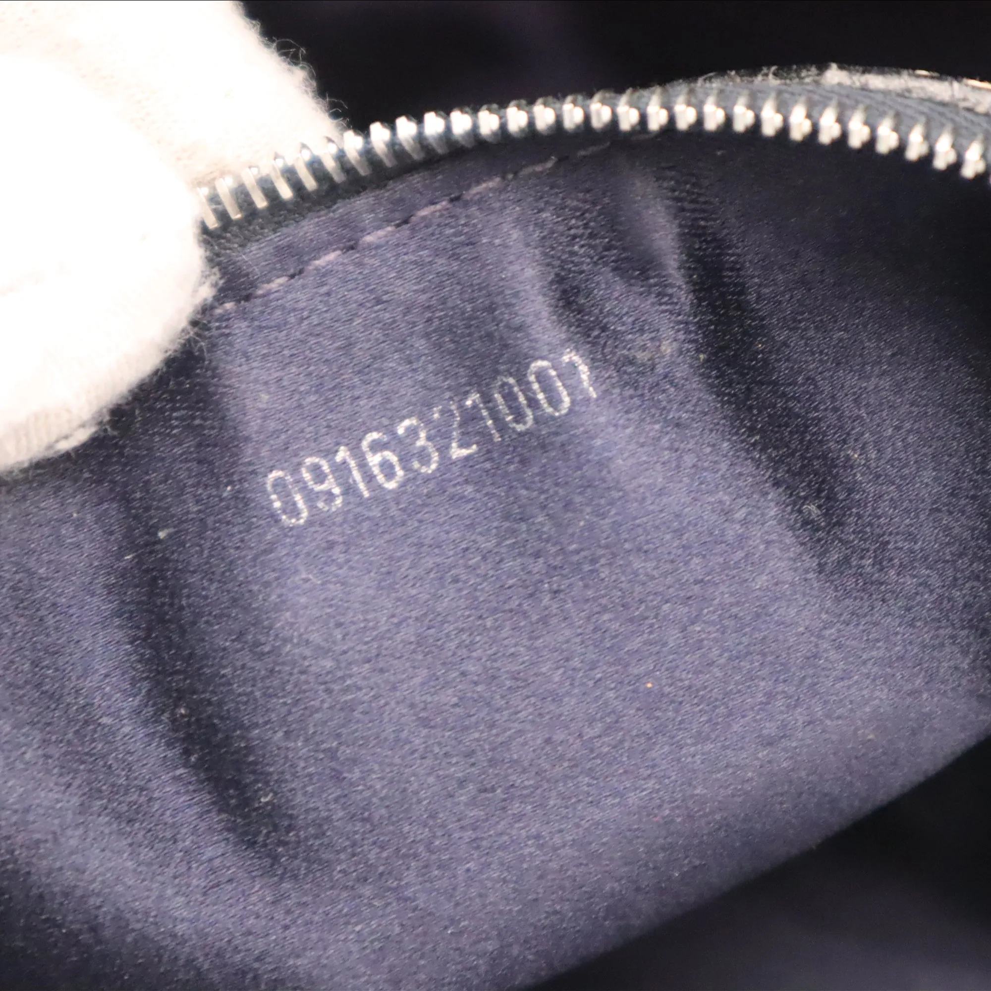 Fendi Zucchino Canvas Croissant Shoulder Bag
