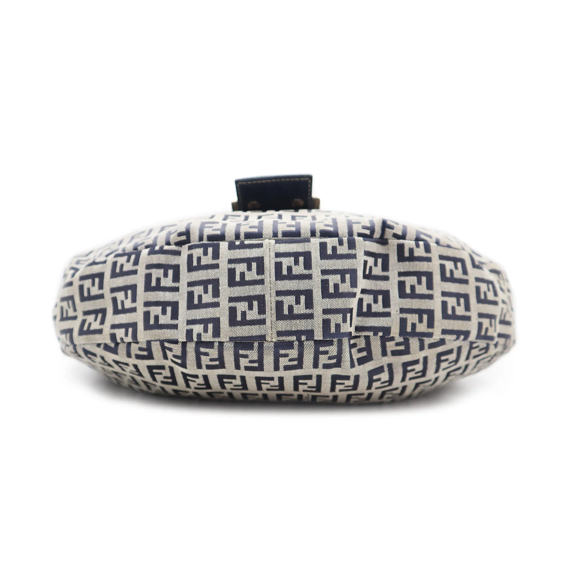 Fendi Zucchino Canvas Croissant Shoulder Bag