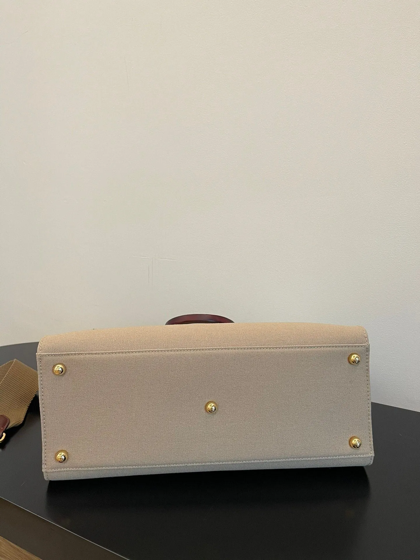 FI Sunshine Large Tote Bag Beige For Women, Women&#8217;s Handbags, Shoulder Bags 15.7in/40cm FF 8BH372