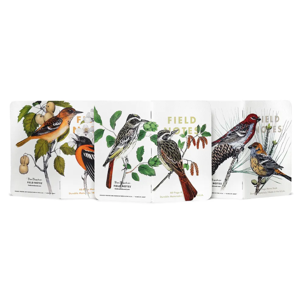 Field Notes The Birds and Trees of North America Limited Edition Notebook [3 pack]