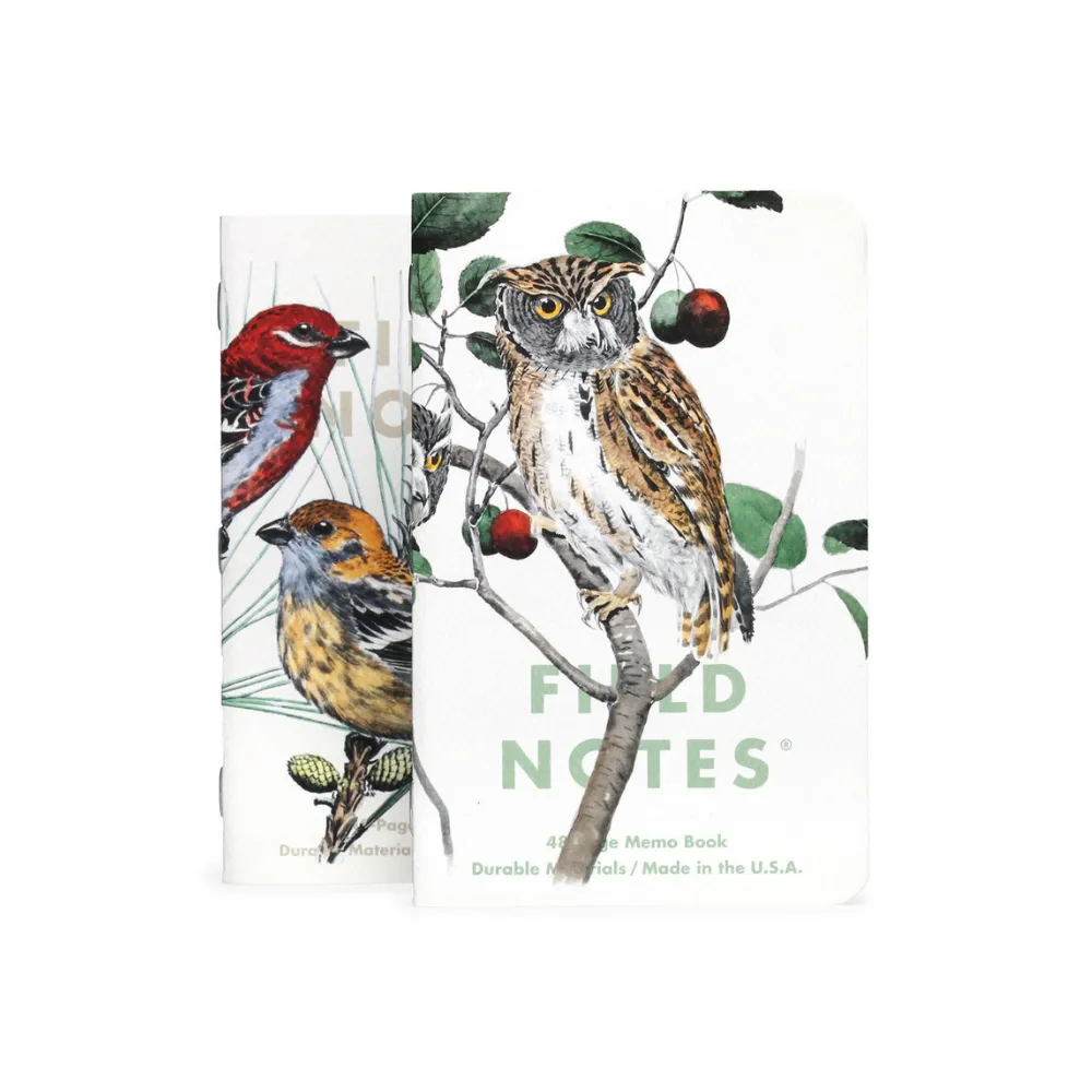 Field Notes The Birds and Trees of North America Limited Edition Notebook [3 pack]