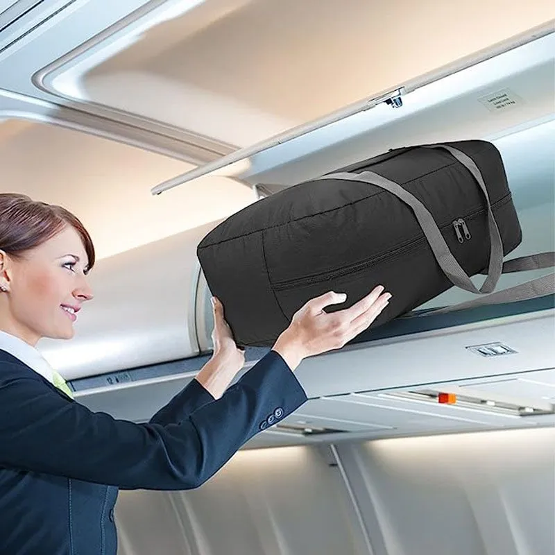 Foldable Ladies Carry on Luggage for Spirit Airlines Personal Item Bag 18x14x8 Travel Duffle Bag Under Seat