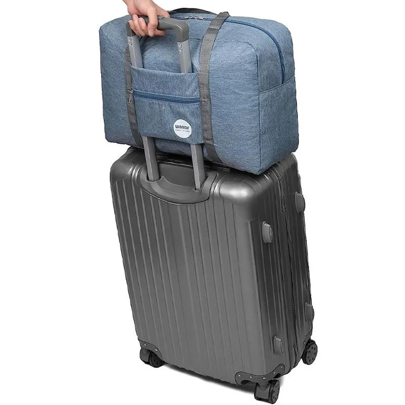 Foldable Ladies Carry on Luggage for Spirit Airlines Personal Item Bag 18x14x8 Travel Duffle Bag Under Seat