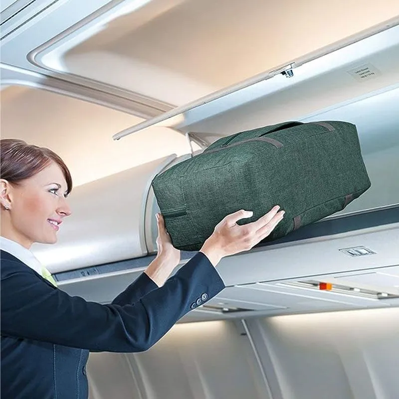 Foldable Ladies Carry on Luggage for Spirit Airlines Personal Item Bag 18x14x8 Travel Duffle Bag Under Seat