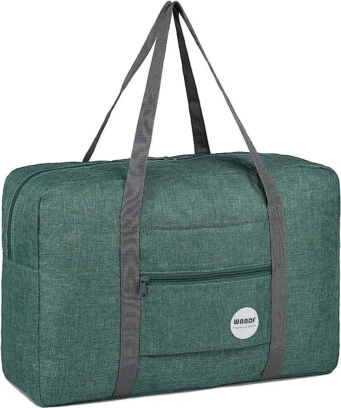 Foldable Ladies Carry on Luggage for Spirit Airlines Personal Item Bag 18x14x8 Travel Duffle Bag Under Seat