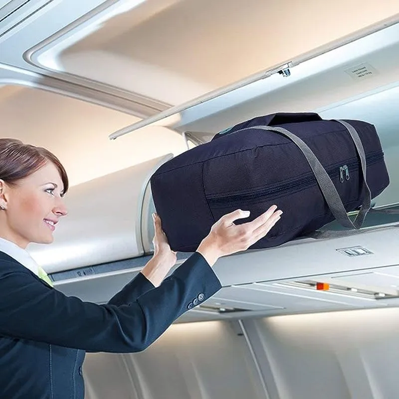 Foldable Ladies Carry on Luggage for Spirit Airlines Personal Item Bag 18x14x8 Travel Duffle Bag Under Seat