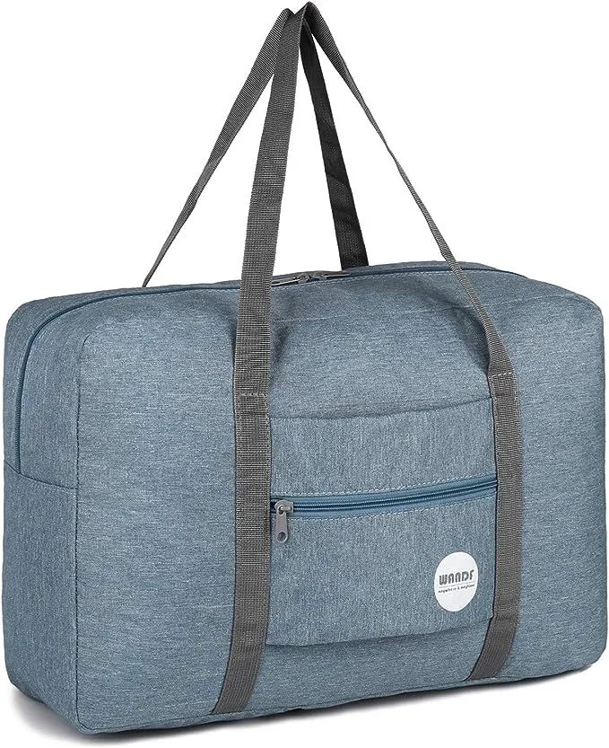 Foldable Ladies Carry on Luggage for Spirit Airlines Personal Item Bag 18x14x8 Travel Duffle Bag Under Seat