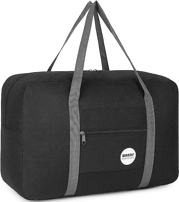 Foldable Ladies Carry on Luggage for Spirit Airlines Personal Item Bag 18x14x8 Travel Duffle Bag Under Seat