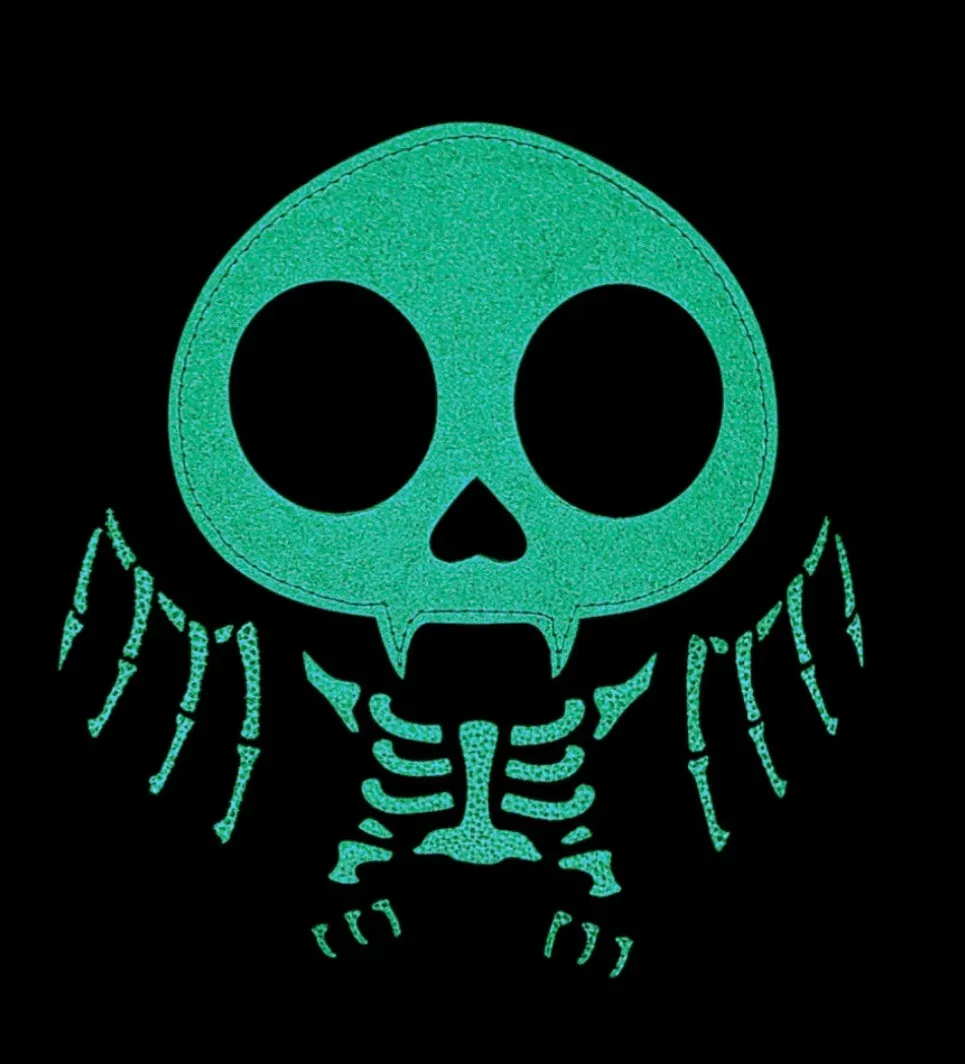 Glow in the Dark Skeleton Bat Shoulder Bag