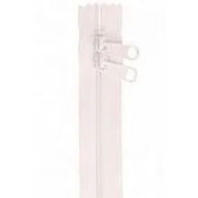 Handbag zipper 40" White