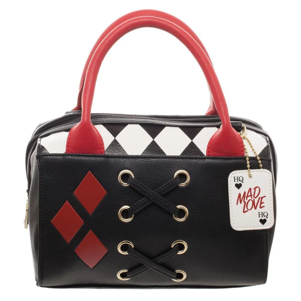 Haryley Quinn Diamond Mini Satchel Bag Handbag