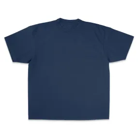 Heavyweight Garment Dye Short Sleeve Tee - Navy Blue
