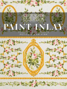IOD Petite Fleur Pink Paint Inlay - Iron Orchid Designs