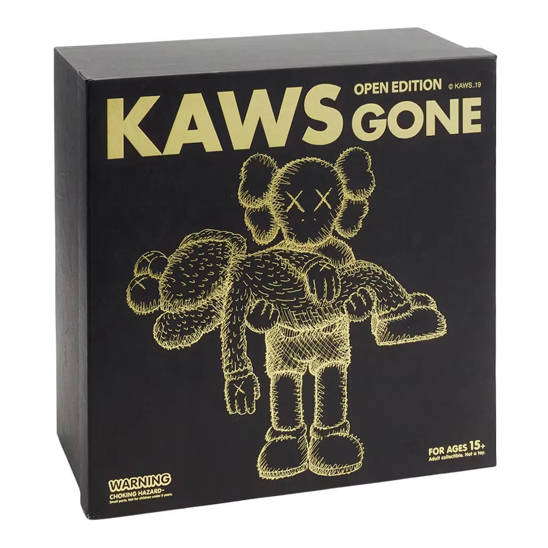 Kaws Gone Companion and BFF Figure, Black