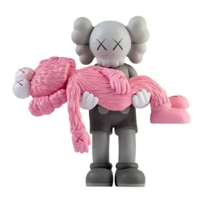 Kaws Gone Companion and BFF Figure, Grey/Pink