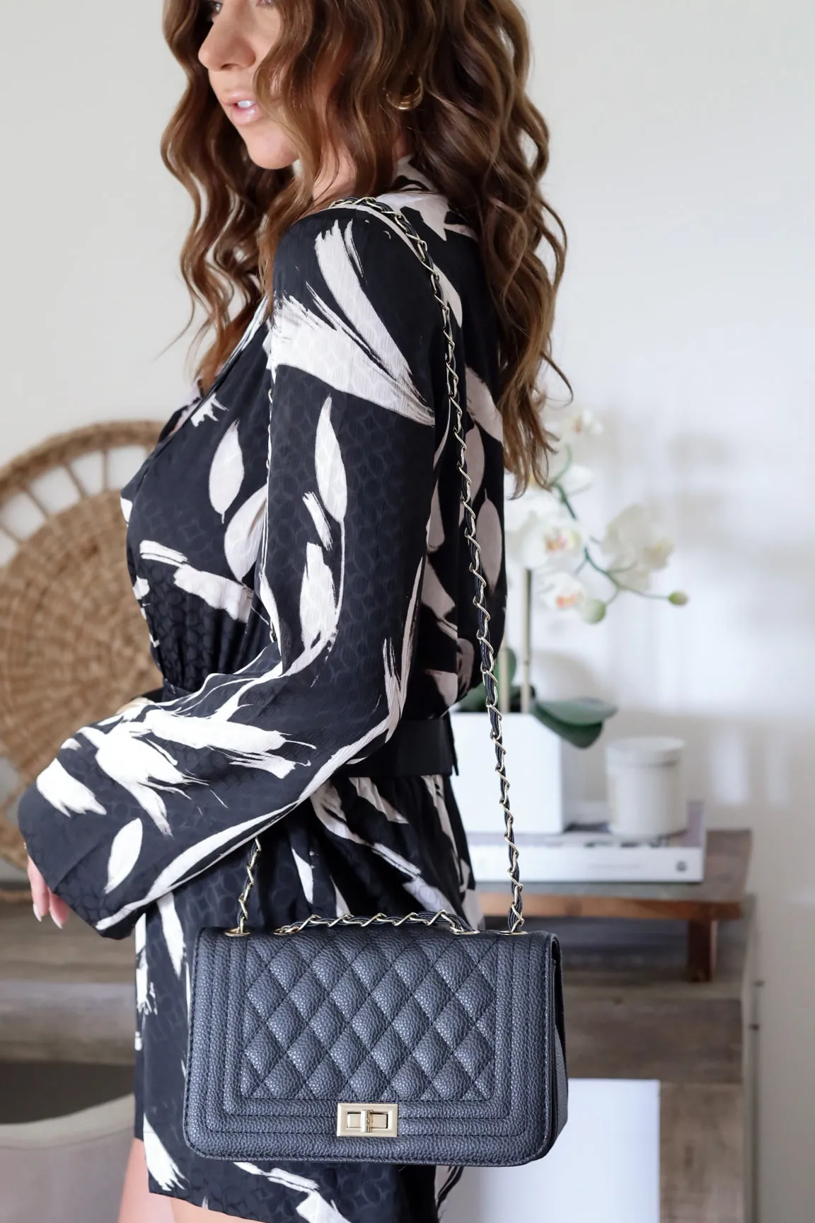 Kayla Quilted Handbag