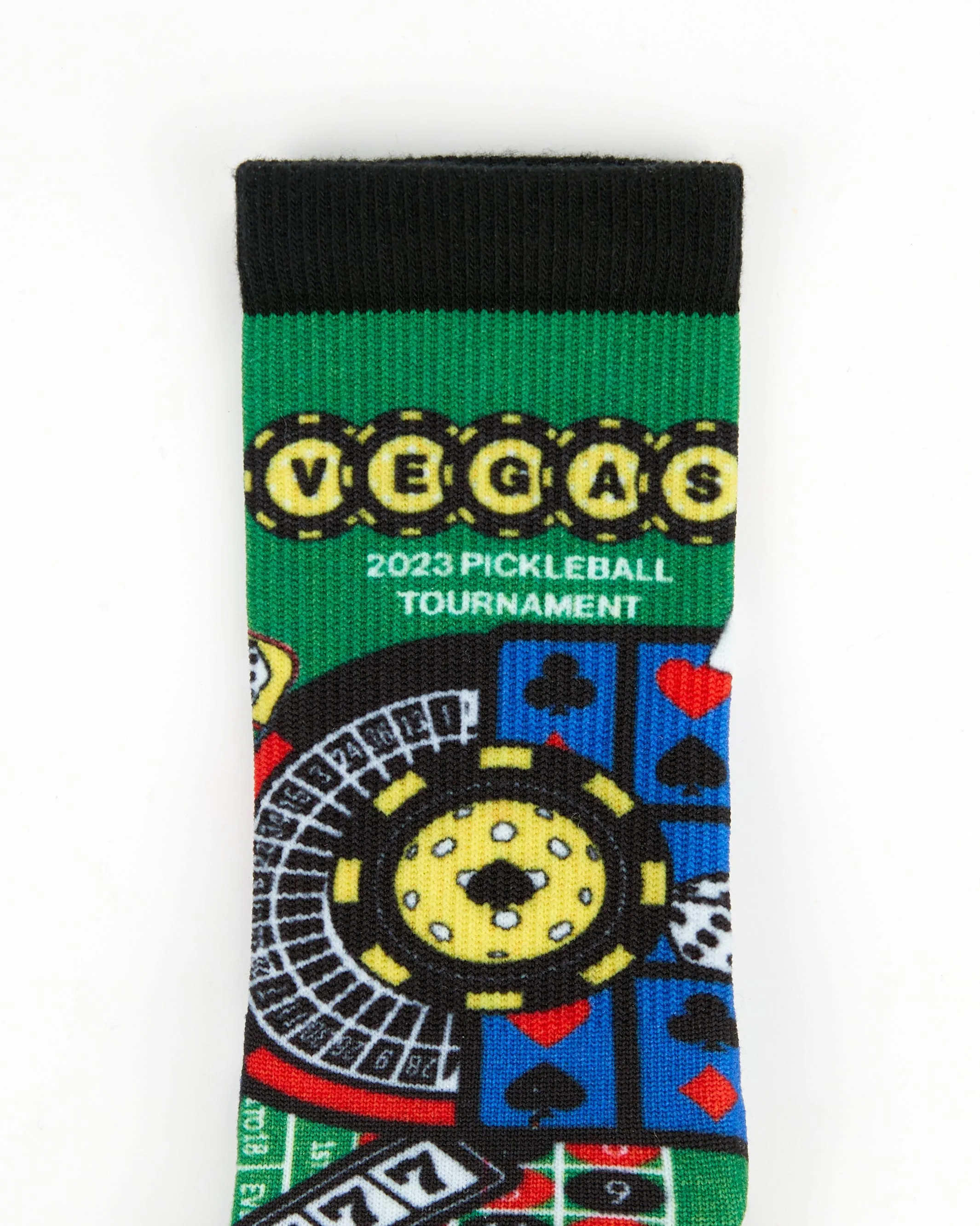 Las Vegas Limited Edition Men's Pickleball Light Cushion Crew Socks