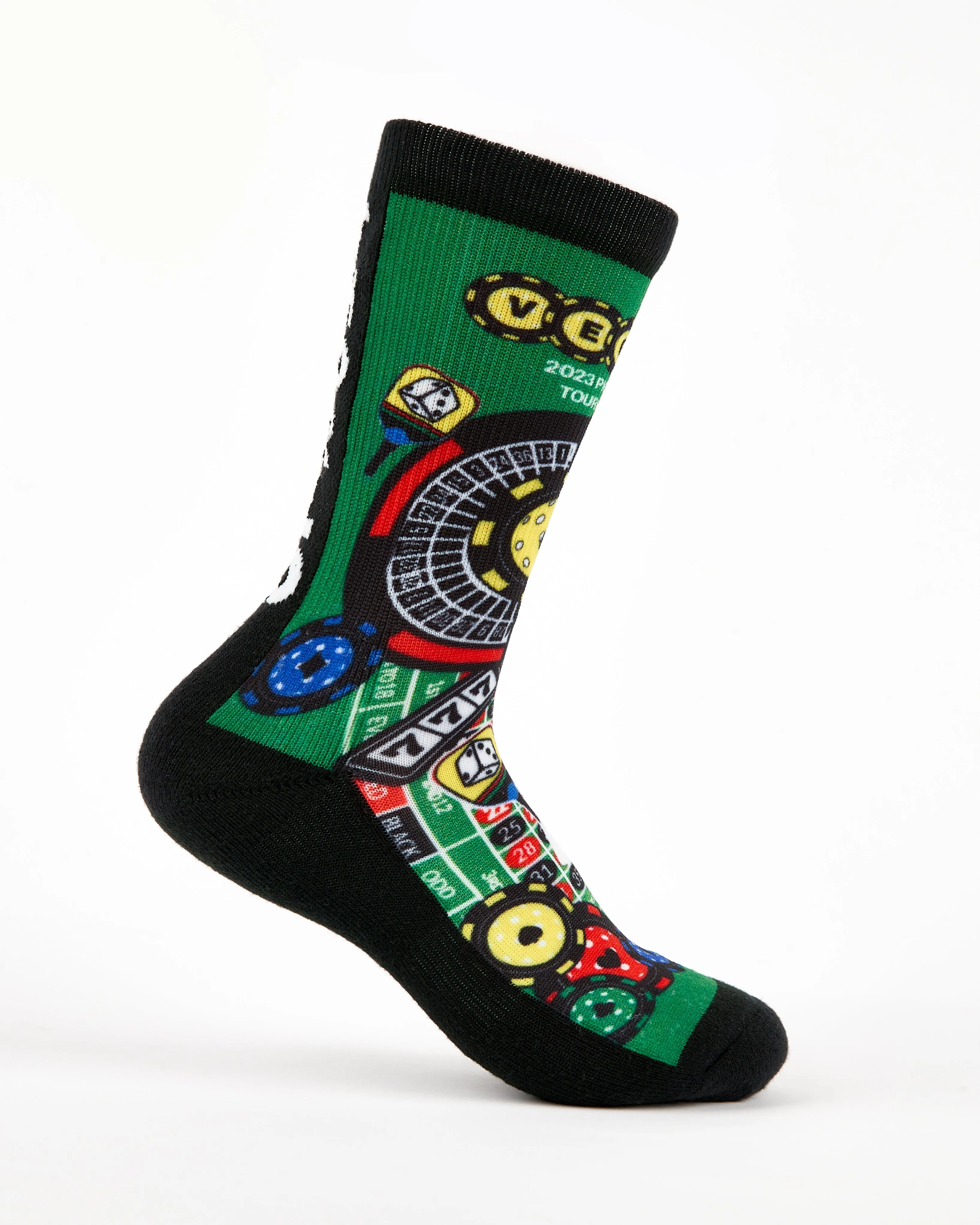 Las Vegas Limited Edition Men's Pickleball Light Cushion Crew Socks