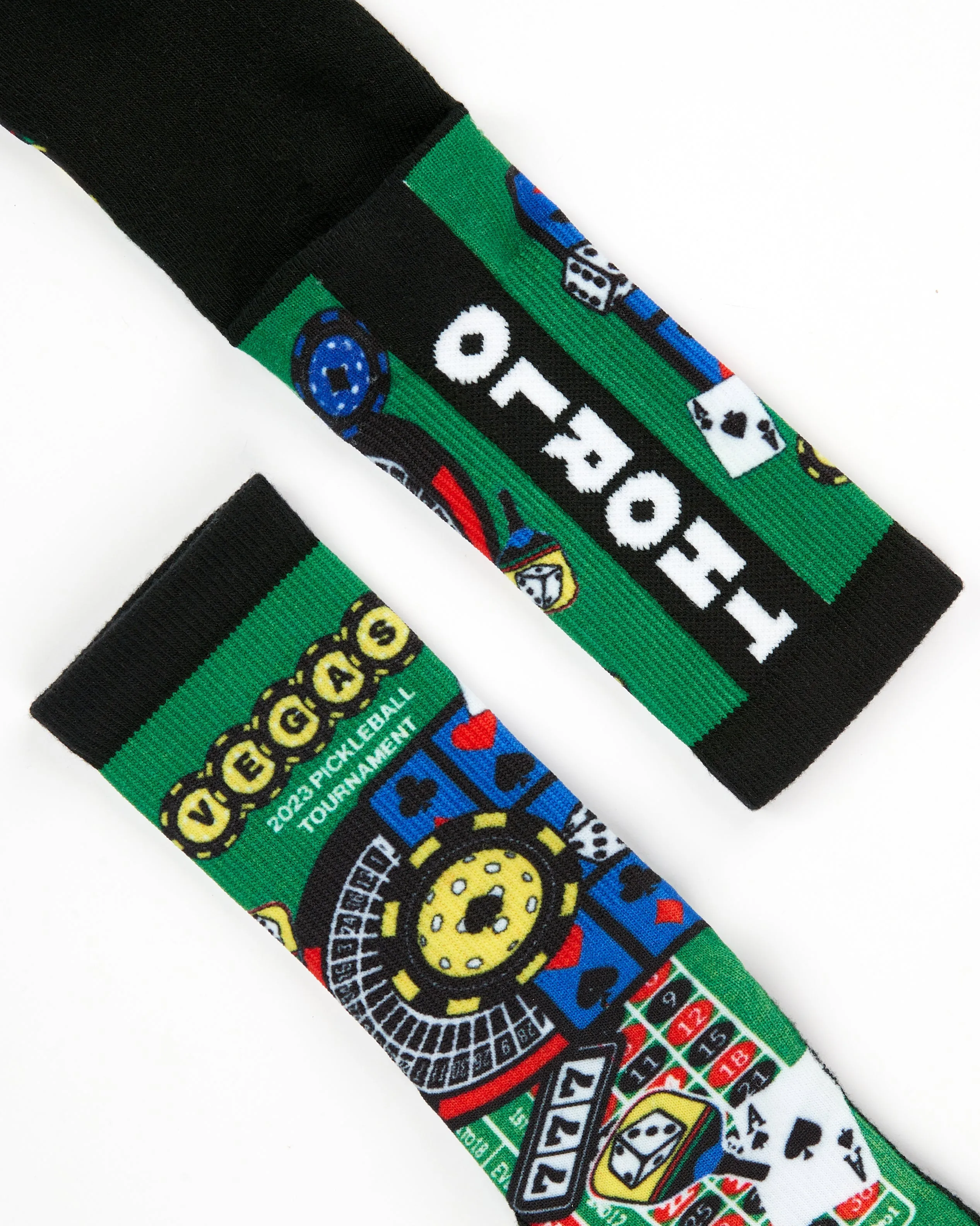 Las Vegas Limited Edition Men's Pickleball Light Cushion Crew Socks