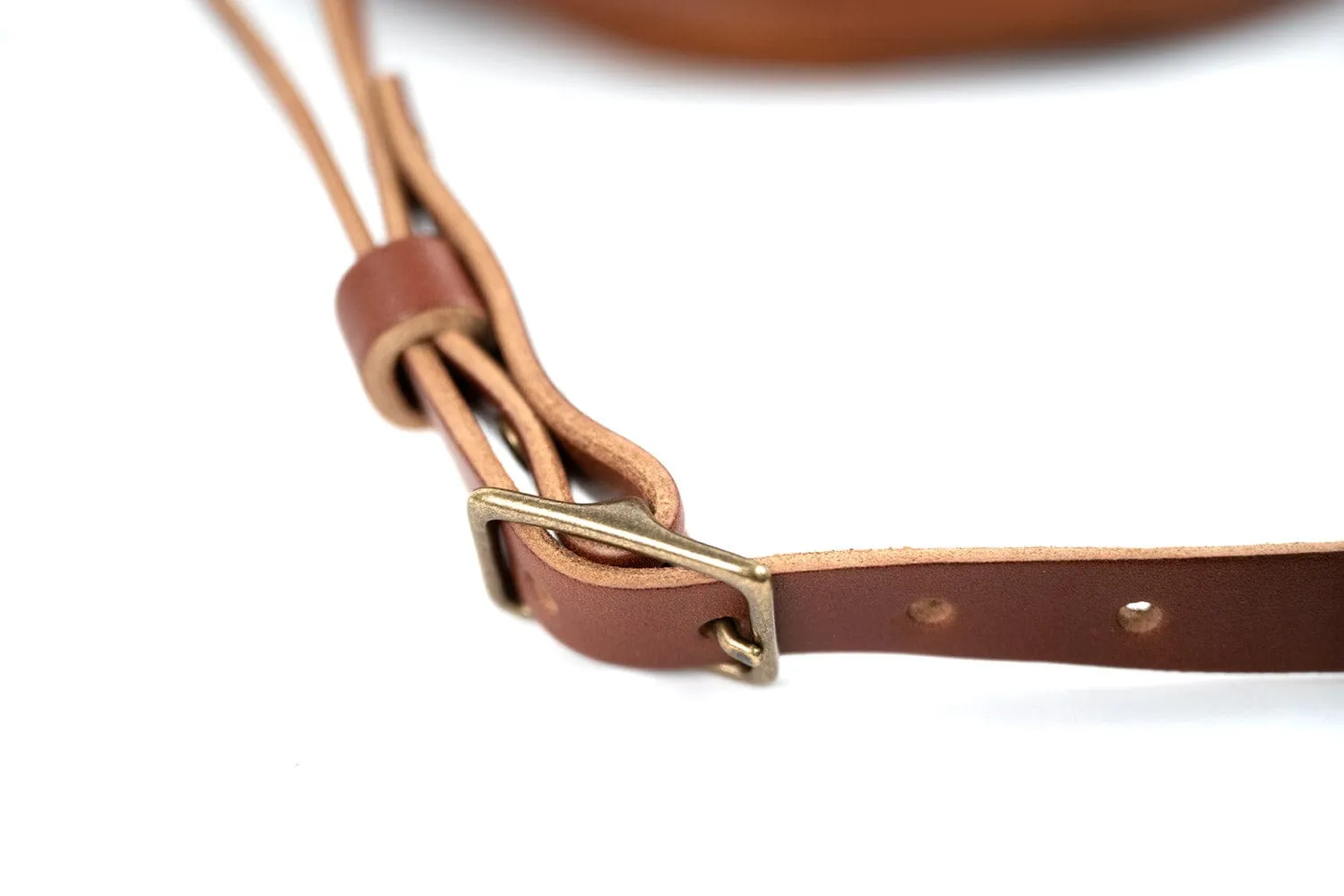 LEATHER BUCKET BAG - LARGE - MOCHA