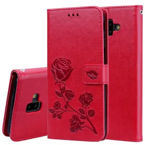Leather case For Samsung J6 Plus Case Wallet Flip Cover For Samsung Galaxy J6Plus 2018 J6  J 6 Plus J600F J610F phone bag coque