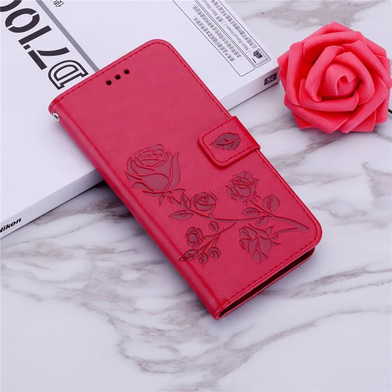 Leather case For Samsung J6 Plus Case Wallet Flip Cover For Samsung Galaxy J6Plus 2018 J6  J 6 Plus J600F J610F phone bag coque