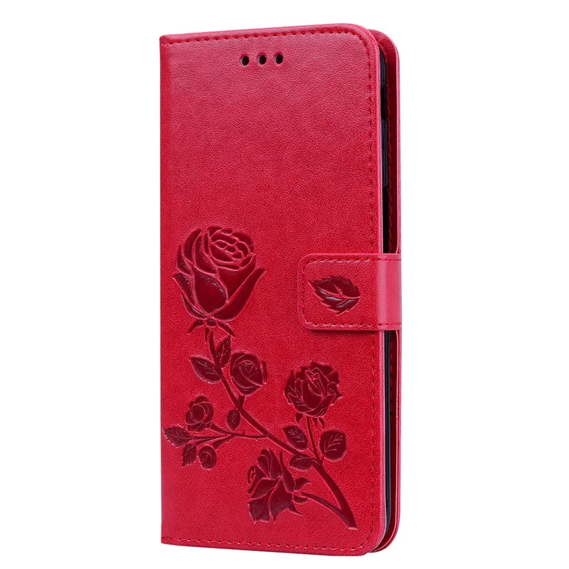 Leather case For Samsung J6 Plus Case Wallet Flip Cover For Samsung Galaxy J6Plus 2018 J6  J 6 Plus J600F J610F phone bag coque